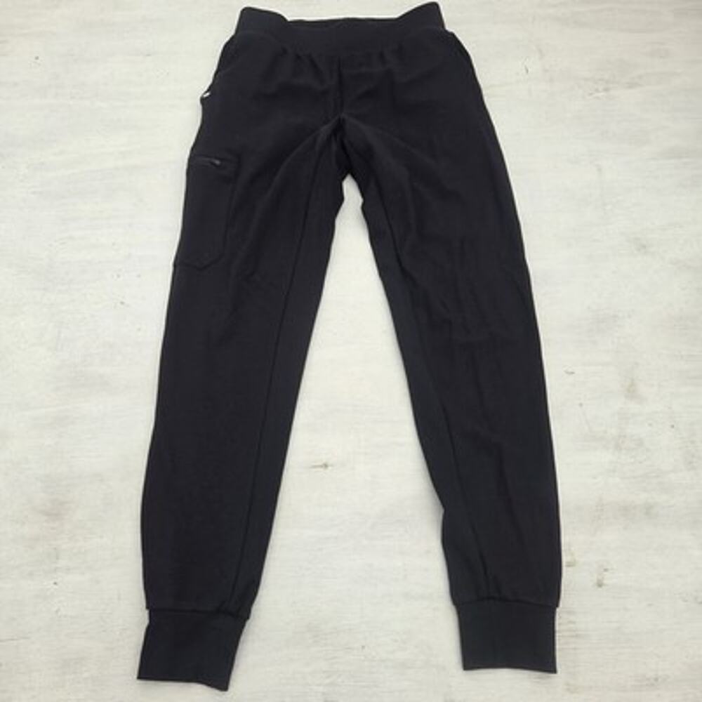 JAANUU Scrubs Pants Womens XS Leggings Black Medical Nurse Dental